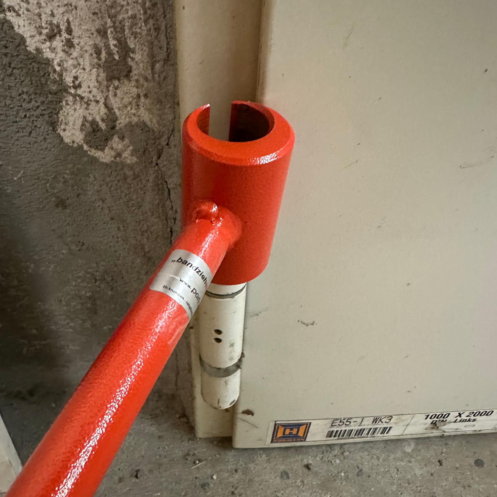 Bandrichteisen für Anschweißbänder