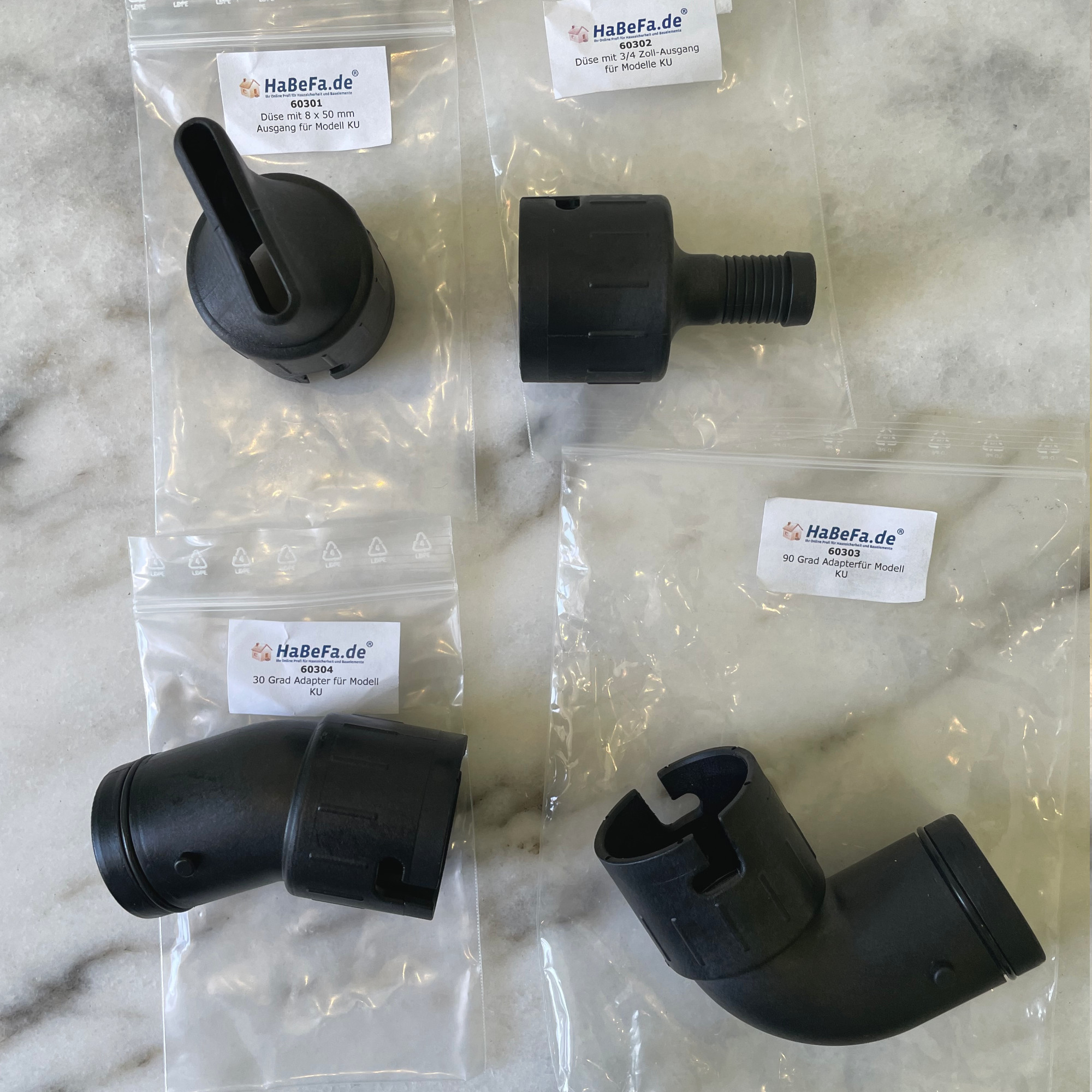 Düsenset für Modell 500/40 KU und KU-Q